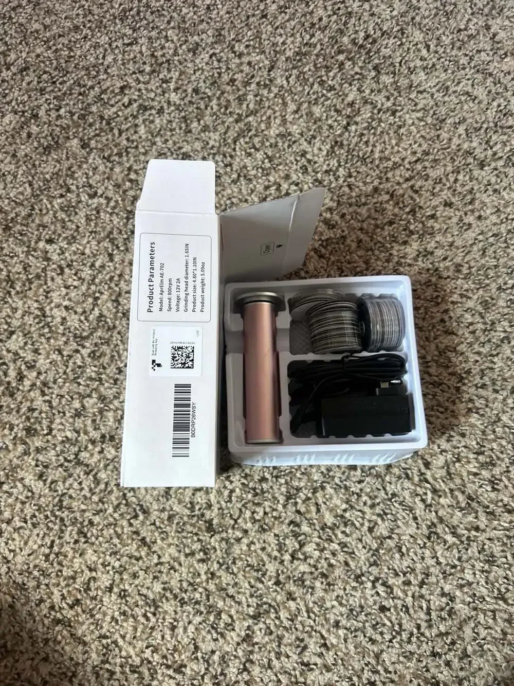 AprElm AE-702 Pink Electric Foot Callus Remover